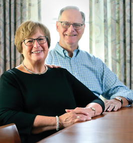 Audree Dyson and her husband, Bob, both P’03